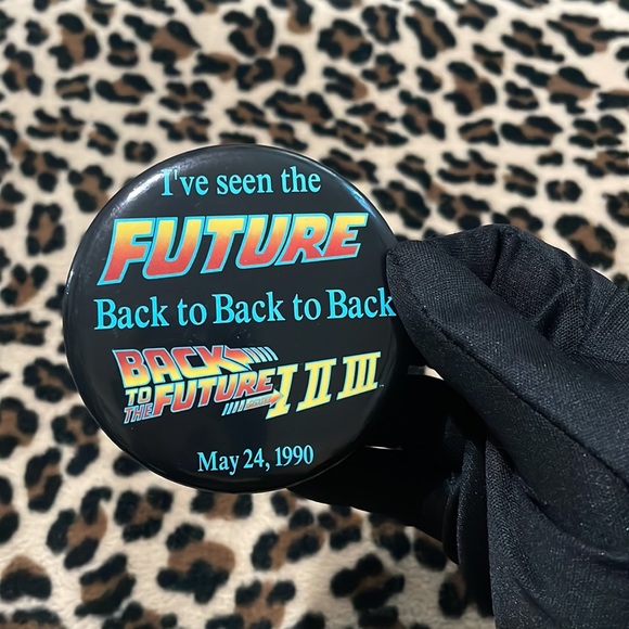 BACK TO THE FUTURE 🎸 Back To Back To Back Button Pin Pinback Movie Collectible - Picture 8 of 10